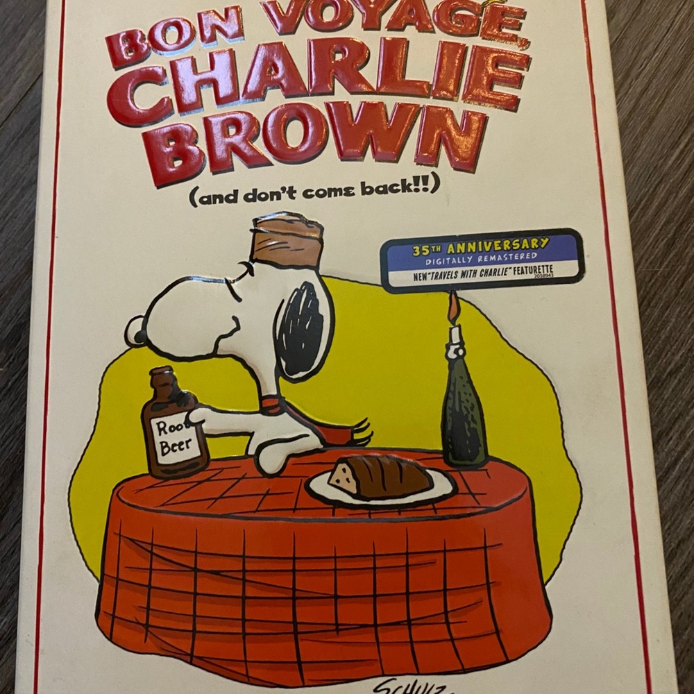 Peanuts Movie Bon Voyage Charlie Brown DVD